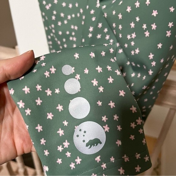 MALO REPUBLIC Hi Rise Luxe Leggings in Sage Bloom M - Picture 9 of 10